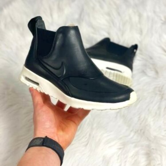 Nike Air Max Thea Mid Womens Boots Black Reflect Silver 859550-001 NEW Multi Sz - Picture 1 of 7